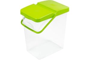 BRANQ HOME ESSENTIAL Branq 1311 boîte à rangement/boîte pour la nourriture des animaux domestiques de capacité 10 L avec couvercle en lime