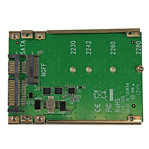 StarTech SAT32M225 M.2 NGFF SSD to 2.5in SATA Adapter Converter - 7