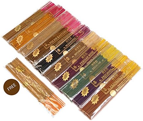 FREE Nag Champa in Herbal Treat Incense Sticks Set of 10 Fragrances