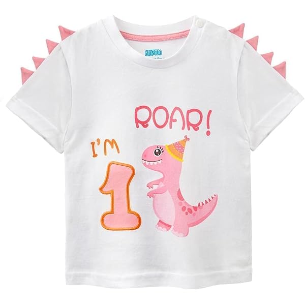 T-Shirt Bimba Primo Compleanno Unicorno – 100% Cotone, Personalizzabile Con Numero Di Anni