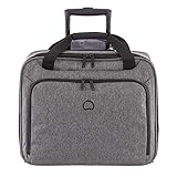 Delsey Esplanade Mallette Ordinateur à Roulette, 38cm, 19 L, Anthracite