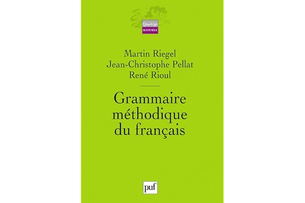 Grammaire méthodique du français