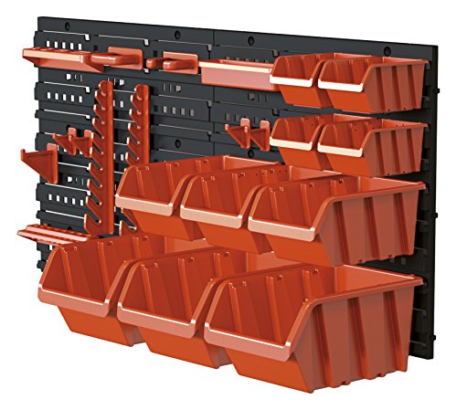 Terra NTBNP4 Werkzeugwand, Plastik, mehrfarbig, 40 x 16,5 cm