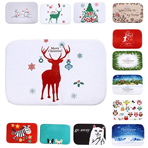 Generic Rutschfeste Fußmatte Teppich für Bad Schlafzimmer Boden – Cartoon-Katze, one size - 3