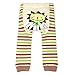 Baby and Toddler Wooly leggings by Dotty Fish boys Cream Musical Lion - 95cm/24+ months