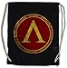 Produktbild Urban Backwoods Sparta Turnbeutel Sporttasche Poleis Polis Spartaner Spartiaten Never Surrender Discipline Honor Strength Courage Logo Insignia Zeichen 300 Leonidas
