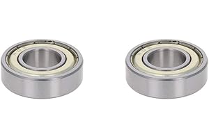 Cuscinetto a sfere profondo Othmro R8ZZ 12.7x28.575x7.938mm, cuscinetti a sfera in acciaio GCr15 P0Z2 2PCS