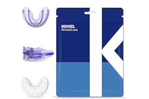 KOHEEL-M Teeth Straightening Kit, Mouth Guard for Teeth Grinding and Clenching, Teeth Retainers, Teeth Braces for Crooked Teeth or Crowded Teeth (1 Pack)