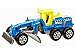 Produktbild Matchbox Grader- Ground Grinder blau - MBX Construction - Baumaschinen Baufahrzeuge Sraßenbau planieren