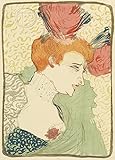 Maße: A3 297 mm x 420 mm Henri de Lautrec Büste von Mlle. Marcelle kreditgeber C1895 250 gsm, Hochglanz, A3, vervielfältigtes Poster
