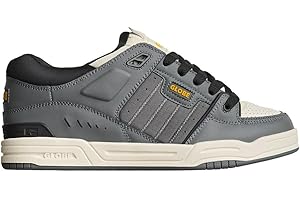 GLOBE Scarpe da Skate Uomo - Scarpa Professionale per Skateboard con Struttura a calzino Antiscivolo - Fusion - Lead/Antique
