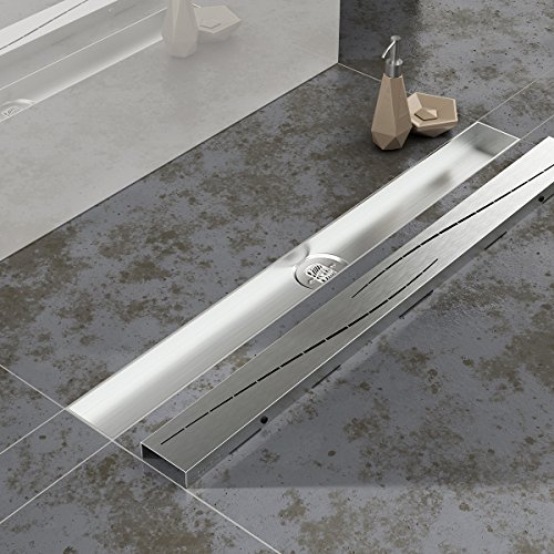 Abdeckung (Rost einzeln!) MODERN 80cm aus Edelstahl für AQUABAD® SDS Professional - 3