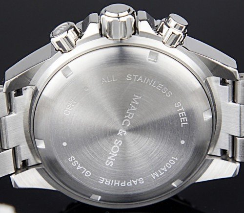 MARC & SONS 1000M automatic watch - Professional mechanical watch Power reserve - MSD-042