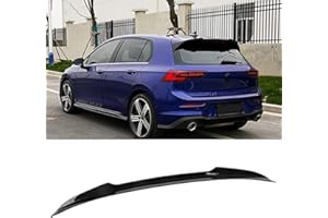 hippoca ABS Spoiler Rear Wing Spoiler für VW Golf 8 MK8 GTI R-Line GTE GTD 2020 2021 2022, Heckspoiler Kofferraumspoiler Car Tuning Styling Accessories