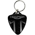 Quattroerre Triumph Shield Motorcycle Keyring (Black)
