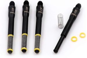 CUESOUL TERO AK7 Tiges de fléchettes à Ressort intégré télescopique, Lot de 4 pièces
