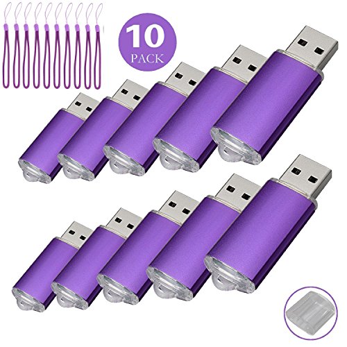 10pcs 1 G USB flash drive usb 2.0 Memory Stick Pen Drive de disco de memoria (1.0 GB)