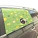 Produktbild Qdosk Grüner Apfel Gesunde Frucht Faltbarer Hund Sicherheit Auto Gedruckt Fenster Zaun Vorhang Barrieren Protector Für Baby Kind Einstellbar Flexible Sonnenschutzabdeckung Universal Fit Für SUV