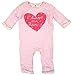 Baby Girls I Love My Mummy Heart Padded All in One Romper sizes Newborn - 18 Months