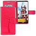 Produktbild Huawei Mate 10 Pro Hülle, CLM-Tech Tasche aus Kunstleder Wallet Case - Schutzhülle [Standfunktion] [Magnetverschluss] [Kartenfächer] [Handschlaufe] Flip Cover - Bookstyle Handy Flipcase Baum Eule pink, PU Leder-Tasche für Huawei Mate 10 Pro Lederhülle