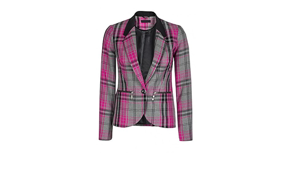 pink tartan jacket