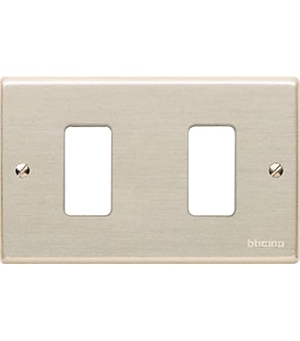 Placca Con Viti 2 Posti Color Bronzo Della Serie 8000 - VIMAR 08506.BR - Foto 9