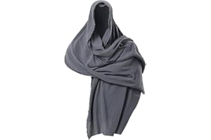 GRACEART Shawl Scarf Hood Sash Cowl Medieval Wizard Mage Costume Wrap Cloak With Brooch Pin