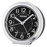Seiko Unisex Wecker Analog Kunststoff Silber QHE146A