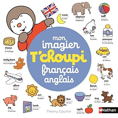 Nathan Mon imagier T'choupi français anglais