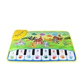 Education Toy,JACKY Baby Kids Zoo Animal Musical Touch Play Singing Carpet Mat Toy