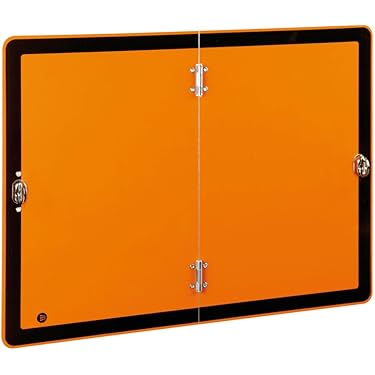 Fahnen Schmidt Bandiere Di Avvertimento Con Asta Di Plastica (set Da 2 Pezzi) - Bianca/arancione - 500 X 500 Mm - Foto 9