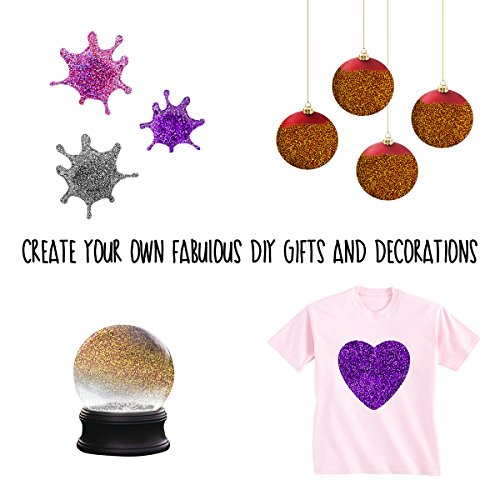Extrafeiner Glitter für Kunst & Handwerk – Dekoration für Gesicht und Nägel – Set aus 24 Farben - 8