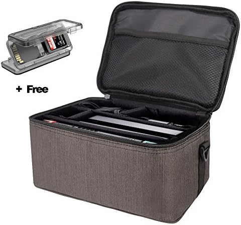Nintendo Switch Case, Kindax Shoulder Switch Bag for Traveling with Plenty of Room for the Carrying of the Console, Dock, AC Adapter and other Accessories (Elegent Brown)