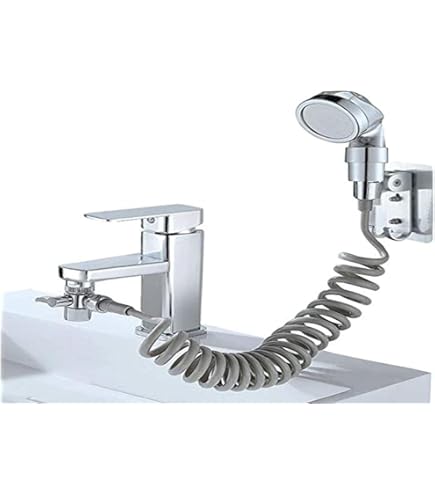 Doccetta Portatile Per Lavandino - 1 Metro, Universale Per Rubinetti, Per Animali E Bambini - Foto 8