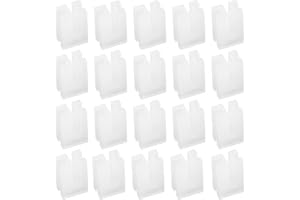 OTOTEC 20 szt. wkładki antywibracyjne do chłodnicy 10 x 14 mm wspornik chłodnicy do domu wspornik grzejnika ochraniacz na haki grzejnika płytowego futerał ochronny biały