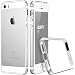 Produktbild iPhone SE Hülle, ESR® Fluencia Series Metallrahmen mit weiche TPU Bumper Innerhalb für iPhone SE 5S 5 (Silber)