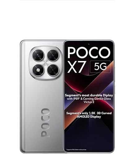 POCO X7 Pro 5G (Obsidian Black, 256 GB) (8 GB RAM) : Amazon.in