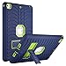 Price comparison product image ULAK New iPad 9.7 inch 2018/2017 Case, 3in1 Hybrid Heavy Duty Shockproof Protective with Built-in KickStand Rugged Cover Case for Apple New iPad 9.7 inch 2018/2017 Model (Lemon + Navy)
