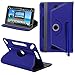 Price comparison product image BTC Flame 7 Inch Tablet New Design Universal 360 degree Rotating PU Leather Designer Colourful Stand Case Cover - Plain Blue by Gadget Giant®
