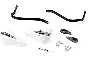 ZETA RACING ZETA - ZE72-5010 - ARMOR HANDGUARD XC KIT FOR 28.6MM BAR BLACK/WHITE