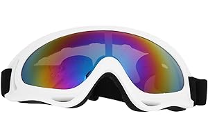 HOROPER PC Gafas de esquí a Prueba de Viento Motocicleta Unisex Deportes Al Aire Libre Gafas de Ciclismo para Adultos Niños Gafas de Sol Deportivas para Hombres Mujeres