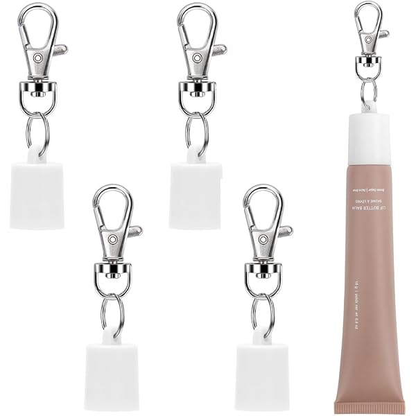 3 Stück Schlüsselanhänger-Kappen Für Summer Fridays Lippenbalsam 14,2 G – Tragbare Halter, Kuchen-Design