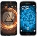 Produktbild PhoneNatic Case für Samsung Galaxy A5 2017 Silikon-Hülle Element Feuer M3