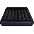 Intex Camping Durabeam Double Size Pillow Rest Classic Airbed Inflatable Mattress 1.37m x 1.1m x 25cm, Black