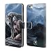 Produktbild Head Case Designs Offizielle Anne Stokes Protektor Wölfe Brieftasche Handyhülle aus Leder für iPhone 6 Plus/iPhone 6s Plus