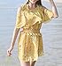 Produktbild homee Badeanzug Strand Rock - Badeanzug Bikini DREI-Stück Spa Conservative Dress Kleine Brust Gather Bademode,Gelb,XL