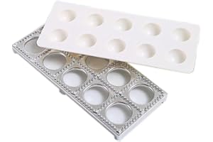 Lobamop Italienische Pastaform Ravioli Tablett Platte Pin Quadratische Rahmen für Perfekte Befestigung und Form GroßEr Ravioli Hersteller