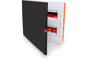 KOOP ELEKTRO Scatola di distribuzione a incasso, 36 moduli, alloggiamento a 2 file, con livella a bolla