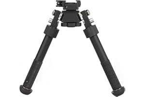 HUIANPEN Schwenkbare Halterung Zweibein, Einzigartiges Um 360 ° Drehbares Zweibein, Einstellbare Höhe, Schnell Abnehmbare Und Leicht Verstellbare Schwenkhalterung, Geeignet Für Die Erkennung Im Freien, Wandern