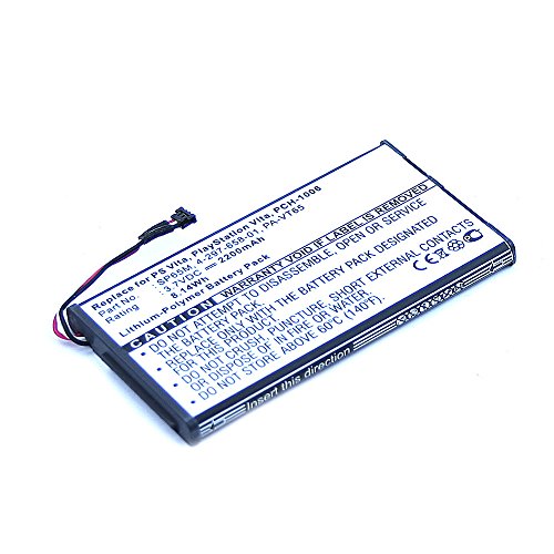 subtel® Batería Premium Compatible con Sony PS Vita (PCH-1000 / PCH-1004) / PS Vita (PCH-1100 / PCH-1104) (2200mAh) SP65M bateria de Repuesto, Pila reemplazo, sustitución